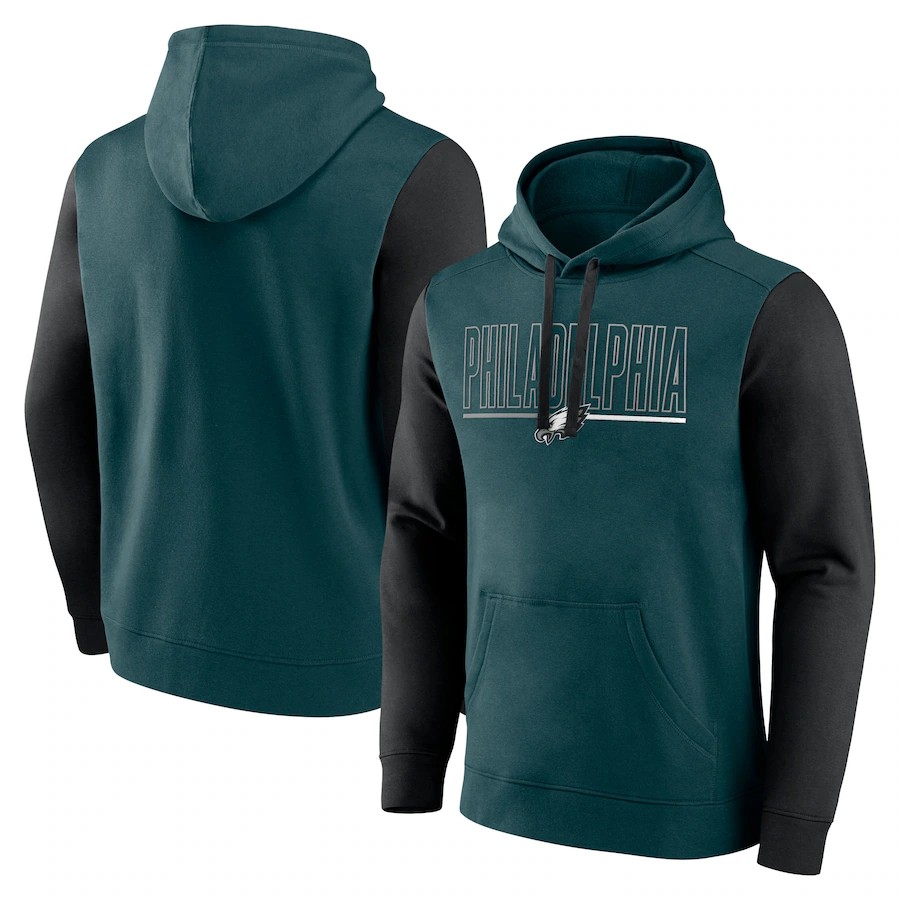 Men Philadelphia Eagles green NFL 2024 hoodie